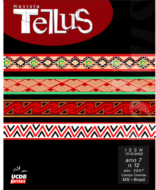 					Visualizar Tellus ano 7, n. 12, out. 2007
				